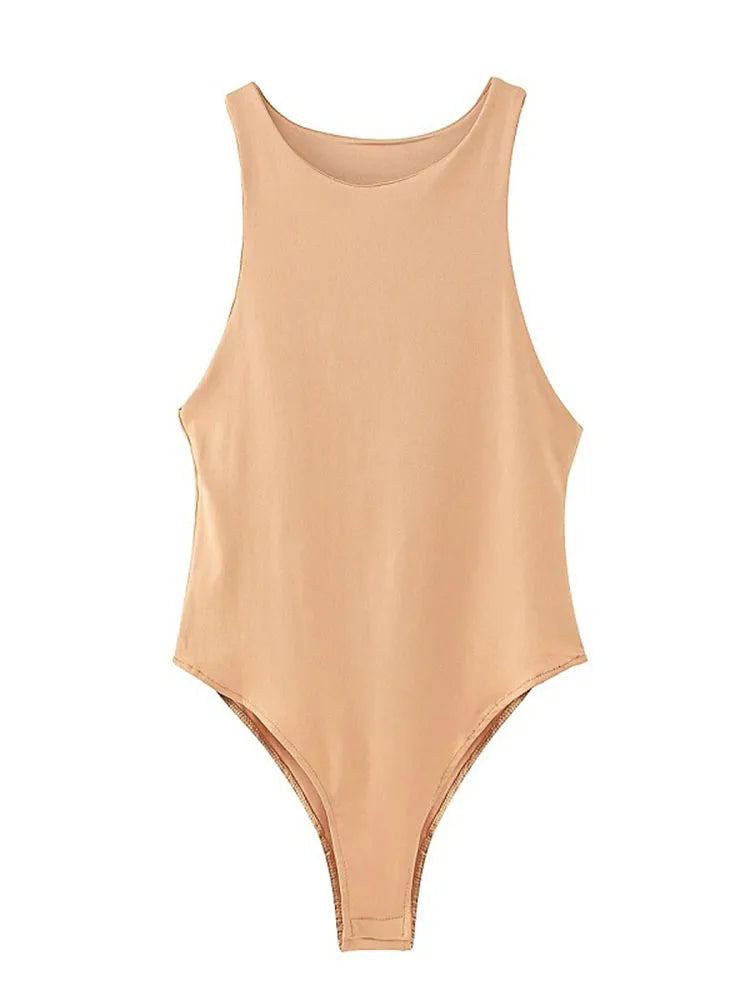 Summer Solid Sexy Bodycon Women Bodysuits Female 4 Color Green Slim Casual Bodysuit Chic Lady Club Short Playsuits Femme